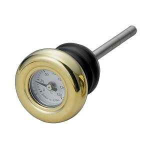 キジマ (KIJIMA) HD-04121 ディップスティック油温計 真鍮 BRASS PRODUCTS ハーレー ソフテイル XL