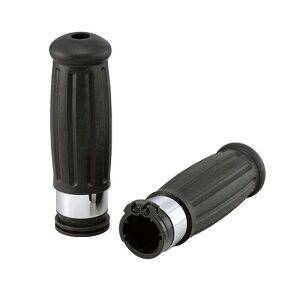 キジマ KIJIMA HD-04767 グリップ レトロタイプ ブラック φ42×137mm ハーレー