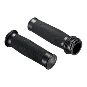 キジマ KIJIMA HD-04786 メトラグリップ ブラックアルマイト インチグリップ ハーレー