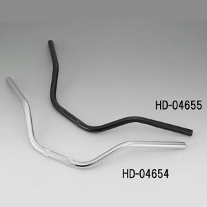 キジマ KIJIMA HD-04655 ハンドル フィフティーバー 5cm手前 ブラック ハーレー XL883R/XL1200N/XR1200