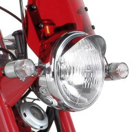 キタコ KITACO 800-0100100 ライトバイザー φ130ヘッドライト用 40mmロング ホンダ モンキー APE