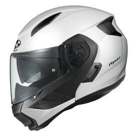 【在庫あり】RYUKI OGKカブト リュウキ ホワイトメタリック Mサイズ システムヘルメット
