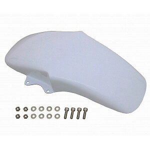 POSH ポッシュ 023106-2W フロントフェンダー 白ゲル TW200 TW225 〜'07 旧品番:023106-WG