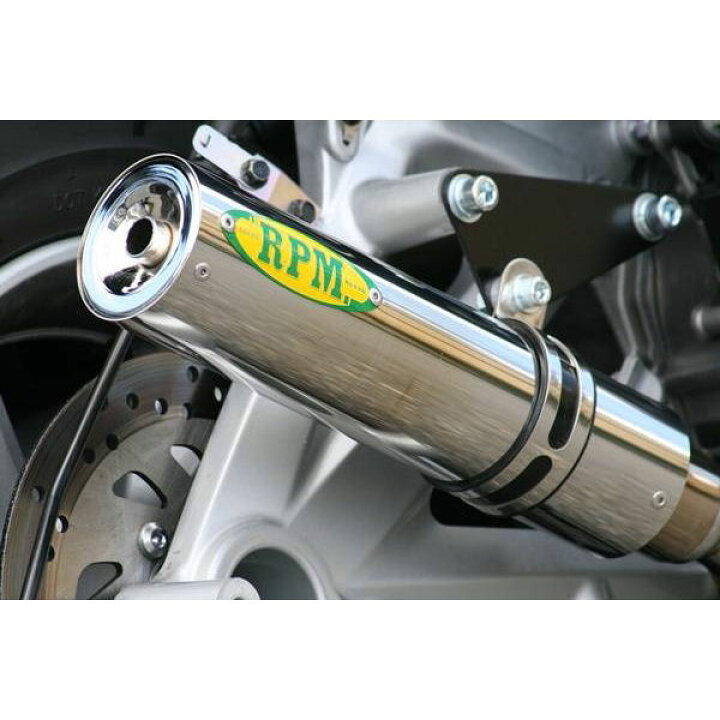 楽天市場】RPM製 2075 ステンレス製スリップオンマフラー GROM : モトキチ