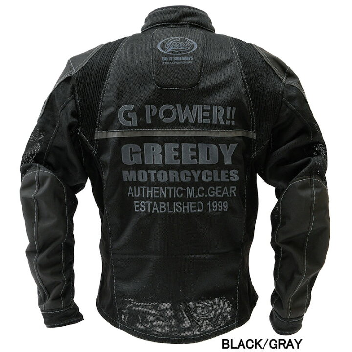 楽天市場】GREEDY GNS-061 SPORTS MESH JACKET グレー S～4Lサイズ 