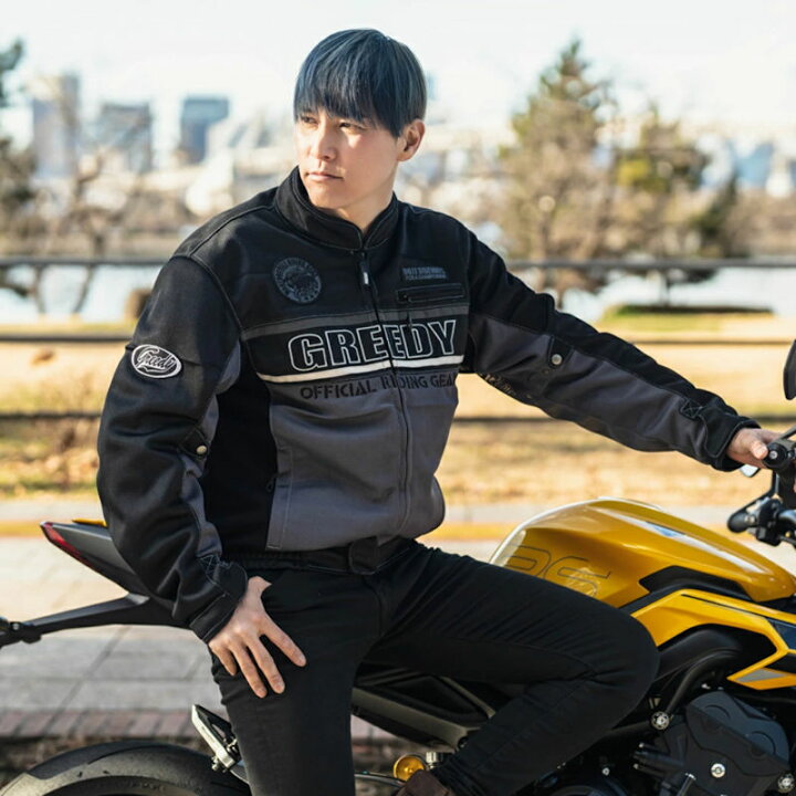 楽天市場】GREEDY GNS-062 TOURING MESH JACKET グレー S～4Lサイズ 