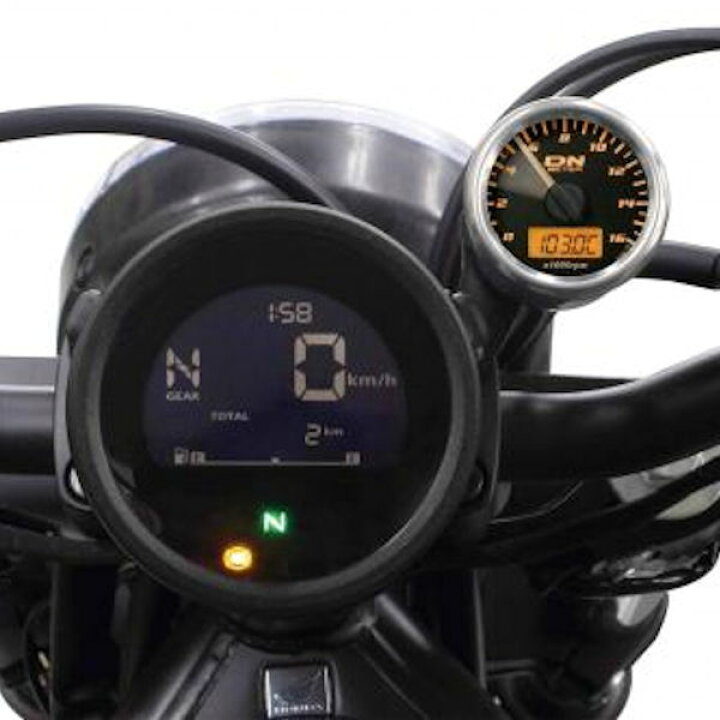 楽天市場 Sp武川 タケガワ 05 05 0074 F48スモールdnタコメーターキット オレンジled レブル250 Mc49 モトキチ