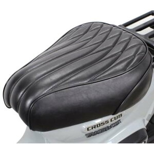 SP武川 タケガワ 09-11-0383 クラシックシート ブラック ホンダ スーパーカブ50/110 クロスカブ50/110