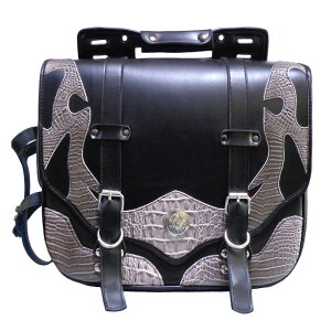 Xross �N���X YF-207C SADDLE SINGLE �T�h���o�b�O �T�C�h�o�b�O ������v �O���[�N���R�_�C�� �c31×��38.5×��14.5cm