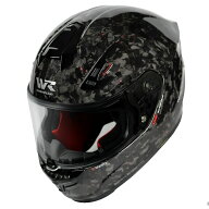 【Wins新製品】WINS A-FORCE RR CHOPPED CARBON フルフェイスヘルメット MFJ公認 ウインズレーシング