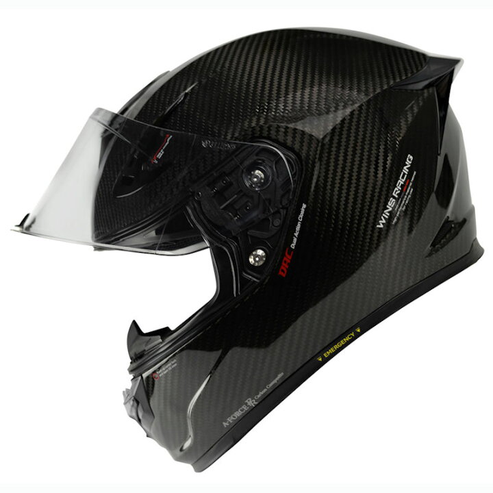 楽天市場】WINS A-FORCE RR ドライカーボン フルフェイスヘルメット 