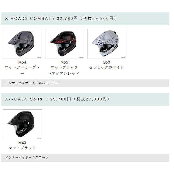 楽天市場】ウインズジャパン WINS X-ROAD3 オフロードヘルメット 