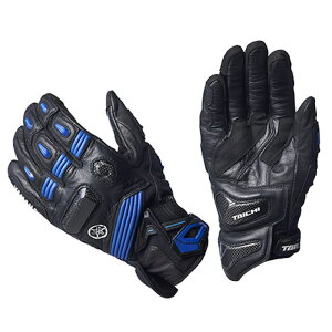 YAMAHA純正 Q5FRSTY1100 YL4003 スポーツレザーグローブ ブラック/ヤマハブルー M〜XXLサイズ
