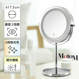 [����Ȃ�P5�{ 5/20�`][MotoM����]���D���C�N �~���[ ��� �R�[�h���X ���~���[ �g�勾 ���� ���F�؂�ւ� LED ���C�g�t���~���[ �~���[���C�g �����p ��h�� ���a17.5cm GST015 �ی^ �~�` �����F Ra8