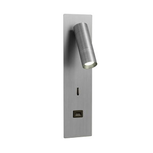 ベッドライト USBポート付き リーディングライト MBK008 おしゃれ ホテルライク黒 ニッケルメッキつや消しブロンズLEDライト ランプ 読書灯 寝室照明 ベッド照明 ヘッドボード ナイトライト モ