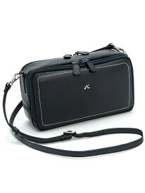 (W)ポシェット ZH0378 Kitamura キタムラ バッグ ショルダーバッグ ネイビー ベージュ ブルー【先行予約】*【送料無料】[Rakuten Fashion]