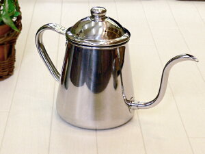 【送料無料】タカヒロ IH対応 ステンレス製細口コーヒードリップポット 0.9L
