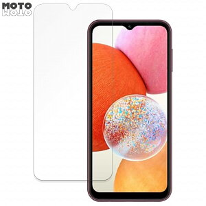 【ポイント2倍】 Samsung Galaxy A14 4G 向けの 保護フィルム 9H高硬度 光沢仕様 ブルーライトカット フィルム 日本製