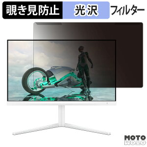 取り外し簡単 PHILIPS Fast IPS Gaming monitor 24M2N3201A/11 23.8インチ 16:9 向けの 覗き見防止 プライバシー フィルター 光沢仕様 液晶保護 プロテクター