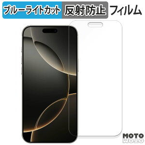 保護フィルム iPhone 16 Pro Max ( 画面 ) アップル アイフォン 16 プロ マックス ( 6.9インチ ) 向けの ブルーライトカット フィルム アンチグレア 日本製