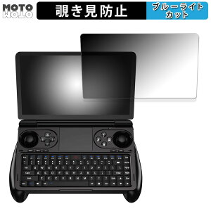 180度 のぞき見防止 フィルム GPD WIN Mini 向けの ブルーライトカット アンチグレア 日本製