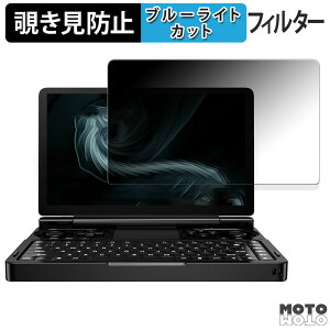 180度 のぞき見防止 フィルム GPD WIN Mini 2024 / 2025 向けの ブルーライトカット アンチグレア 日本製