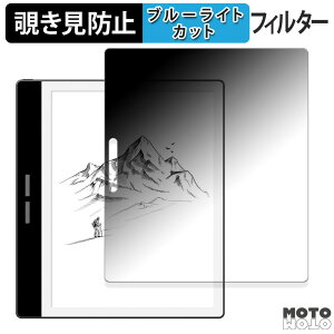 180度 のぞき見防止 フィルム Bigme B751C / B751 向けの ブルーライトカット アンチグレア 日本製