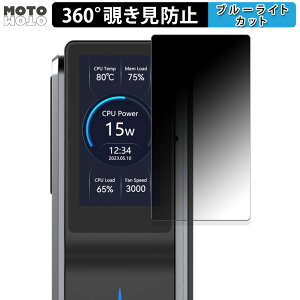 360度 覗き見防止 フィルム ACEMAGIC S1 Mini PC 向けの 保護フィルム ブルーライトカット 日本製
