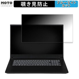 【ポイント2倍】 iiyama LEVEL-17WR174-i7-TL4X 17.3インチ 16:9 向けの 覗き見防止 プライバシーフィルター ブルーライトカット 保護フィルム タブ・粘着シール式