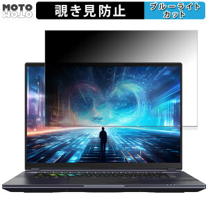 GIGABYTE AORUS 16X ( 2024 ) 16�C���` 16:10 ������ �`�����h�~ �v���C�o�V�[�t�B���^�[ �u���[���C�g�J�b�g �ی�t�B���� �^�u�E�S���V�[����