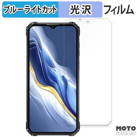 【ポイント2倍】 保護フィルム OUKITEL WP36 向けの ブルーライトカット フィルム 曲面対応 光沢仕様 日本製
