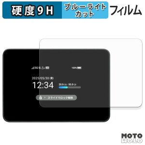 �y�|�C���g2�{�z �ی�t�B���� SHARP Pocket WiFi 5G A503SH �u���[���C�g�J�b�g �t�B���� 9H���d�x �A���`�O���A ���{��