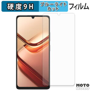 【ポイント2倍】 保護フィルム DOOGEE Note 58 / 58 Pro ブルーライトカット フィルム 9H高硬度 光沢仕様 日本製