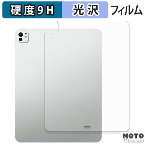 保護フィルム iPad Pro ( 13インチ ) ( M5 / 2025年発売モデル ) 【 Wi-Fiモデル 】( 背面 ) フィルム 9H高硬度 光沢仕様 日本製