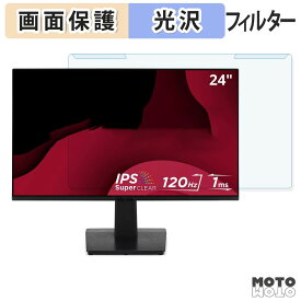 取り外し簡単 ViewSonic VA2448-MH / VA2448-MH-1T / VA2448-MHJ / VA2448-MHJ-1T ブルーライトカット フィルター 光沢仕様 液晶保護 プロテクター