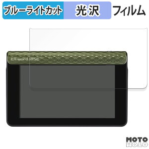 【ポイント2倍】 保護フィルム CASIO 電子辞書 EX-word RISE XDR-S1 シリーズ 向けの ブルーライトカット フィルム 光沢仕様 日本製