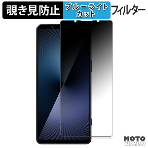 180度 覗き見防止フィルム SONY Xperia 1 VII ブルーライトカット アンチグレア 日本製