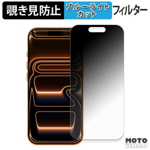 【ポイント2倍】 180度 覗き見防止フィルム Apple iPhone 17 Pro ブルーライトカット アンチグレア 日本製