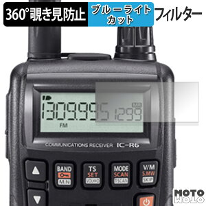 360�x �`�����h�~ �t�B���� ICOM �g�ь^ �L�ш�n���f�B���V�[�o�[ IC-R6 �ی�t�B���� �u���[���C�g�J�b�g ���{��