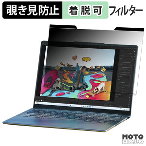 Lenovo Yoga Slim 7 Gen 10 (14�^ ) �}���`�^�b�`��Ή����f�� �`�����h�~ �}�O�l�b�g�� �v���C�o�V�[�t�B���^�[ �u���[���C�g�J�b�g �ی�t�B����
