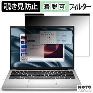 【ポイント2倍】 Dell Pro 14 Essential 覗き見防止 マグネット式 プライバシーフィルター ブルーライトカット 保護フィルム