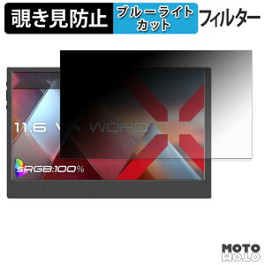 �y�|�C���g2�{�z JAPANNEXT JN-MD-116VQ / JN-MD-VE116Q / JN-MD-V116Q �`�����h�~ �v���C�o�V�[�t�B���^�[ �u���[���C�g�J�b�g �ی�t�B���� �A���`�O���A �^�u�E�S���V�[����