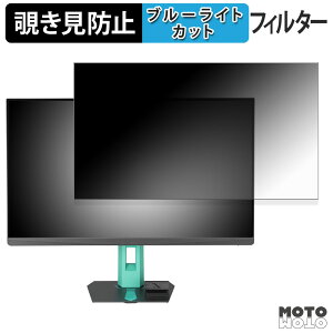 ASUS ROG Strix XG27ACMEG / XG27ACMEG-G Hatsune Miku Edition 覗き見防止 プライバシーフィルター ブルーライトカット 保護フィルム アンチグレア タブ・粘着シール式