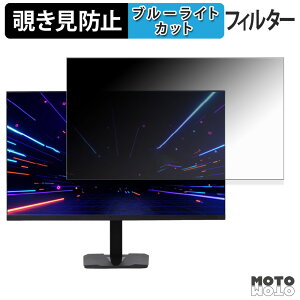 ドウシシャ AVISTA DGX270SHB 覗き見防止 プライバシーフィルター ブルーライトカット 保護フィルム アンチグレア タブ・粘着シール式