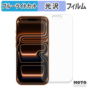 保護フィルム Apple iPhone 17 Pro ブルーライトカット フィルム 曲面対応 光沢仕様 日本製