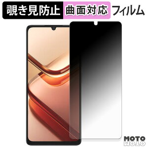 【ポイント2倍】 180度 覗き見防止 フィルム DOOGEE Note 58 / 58 Pro 保護フィルム ブルーライトカット 曲面対応 アンチグレア 日本製