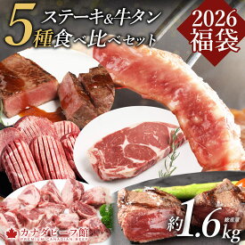 【10％OFFクーポン配布＆ポイント5倍】 福袋 2026 食品 肉 グルメ 肉 詰め合わせ ステーキ 赤身 BBQ 食材 キャンプ バーベキュー おつまみ タン お得 食べ比べ 厚切り カルビ お取り寄せグルメ 【ステーキ＆牛タン食べ比べ2026福袋】