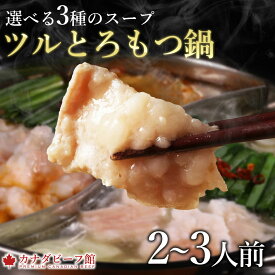 【10％OFFクーポン配布＆ポイント5倍】 もつ鍋 もつ鍋セット シマチョウ ホルモン もつ 冷凍食品 ツルとろもつ鍋セット(2〜3人前) お取り寄せグルメ お取り寄せ グルメ 鍋 お歳暮 御歳暮