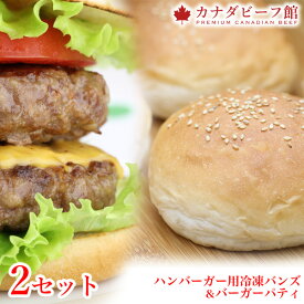 ハンバーガー パテ ハンバーガー バーベキュー パティ BBQ 食材 キャンプ ハンバーガー用冷凍バンズ＆バーガーパティ5個セット お取り寄せグルメ お取り寄せ グルメ