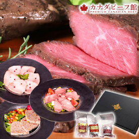 ローストビーフ プレゼント ギフト ローストビーフランキング 1位受賞 カナディアンローストビーフ入り 肉 食品 ギフト 贈り物 お肉 お祝い お取り寄せグルメギフト 御肉ギフトの王道3種セット(3〜4人前) 新春